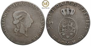 1/3 speciedaler 1801 Christian VII. Kv.1