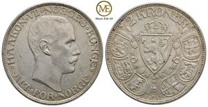 2 kroner 1917 Haakon VII. Kv.01