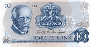 10 kroner 1981 HA erstatning