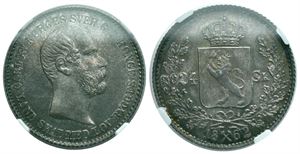 24 skilling 1862 Carl XV. MS 65. Kv.0