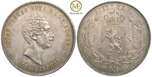 Speciedaler 1855 Oscar I. Kv.0/01