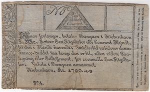 1 Rigsbankdaler 1790. Kv.1-