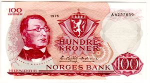 100 kroner 1975 A Kv.0