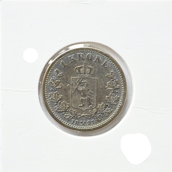 Norge 1 krone 1897 kv. 1-