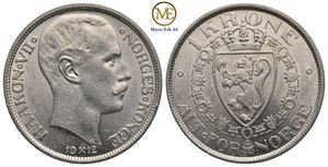 1 krone 1912 Haakon VII. Kv.0