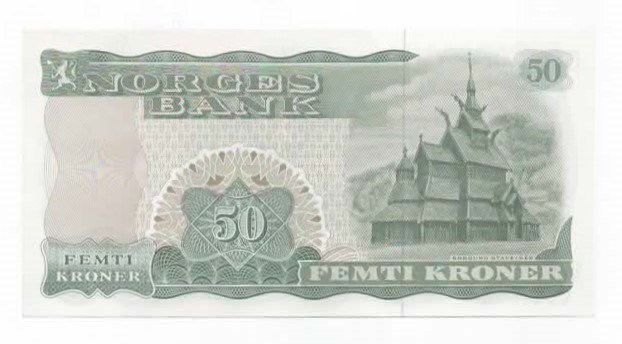 Norge 50 kroner 1980 K kv. 0