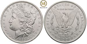 Morgan dollar 1885 O. Kv.0/01