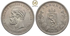 1 krone 1898 Oscar II. Kv.01