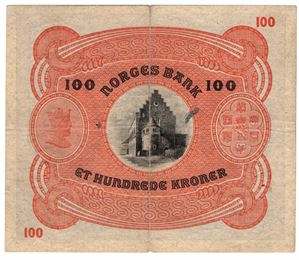 100 kroner 1942 B.9158316. Kv.1/1+