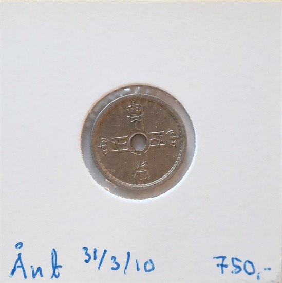 Norge 25 øre 1927 kv. 0/01