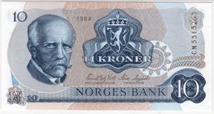 10 kroner 1984 CM. 68 Epq