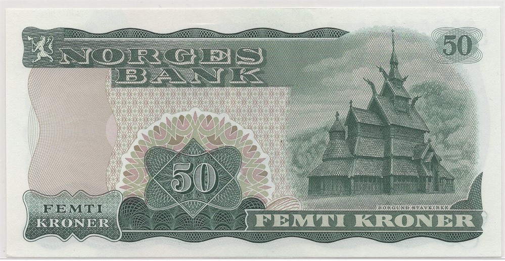 50 kroner 1971 D.1301957. Kv.0