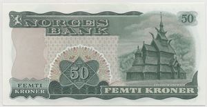 50 kroner 1971 D.1301957. Kv.0