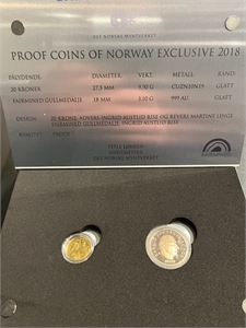 Proof Coins of Norway 2018. Proof