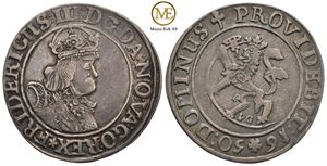 1/4 speciedaler 1650 Frederik III. R. Kv.1+