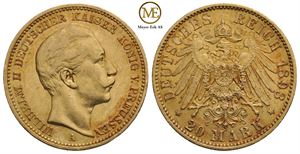 20 mark 1893 Wilhelm II. Kv.1+