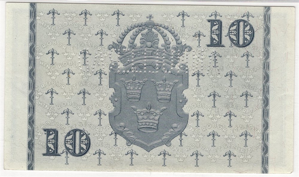 10 kronor 1952 Makkulert/Annulerrad. Kv.01