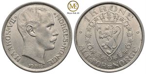 1 krone 1912 Haakon VII. Kv.0/01