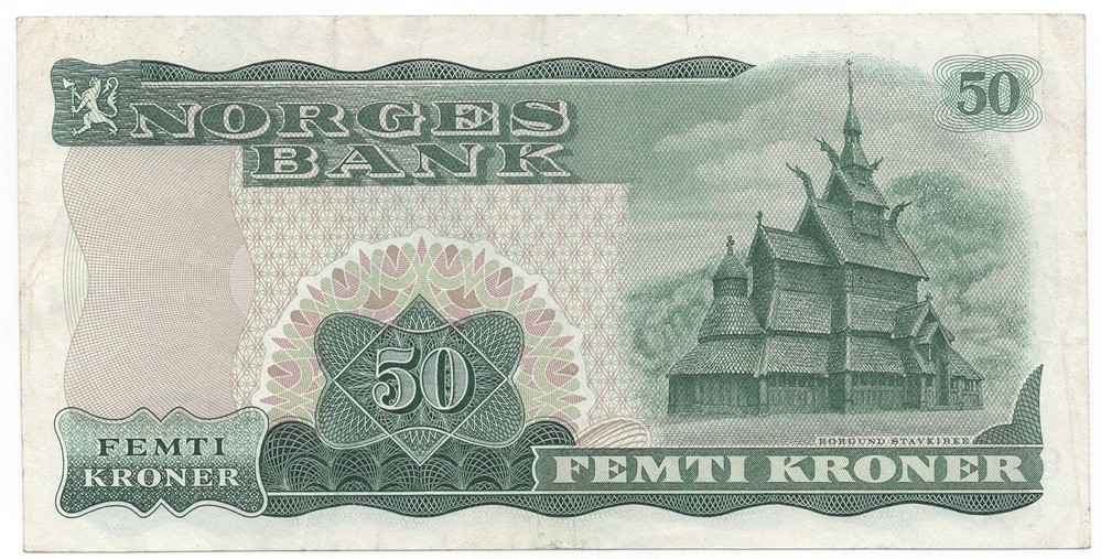 50 kroner 1973 Z.0083045. Kv.1/1+
