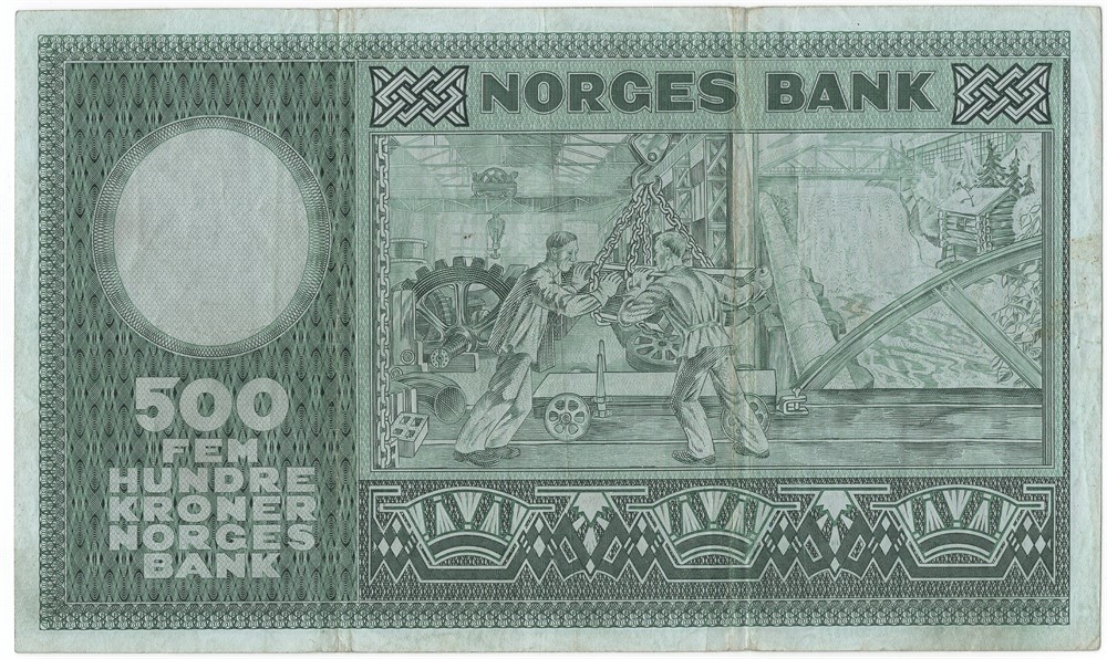 500 kroner 1973 A.4666395. Kv.1-
