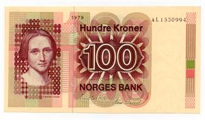 100 kroner 1979 AL ex. RM 12.9.19