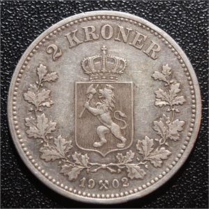 2 krone 1902 kv. 1+