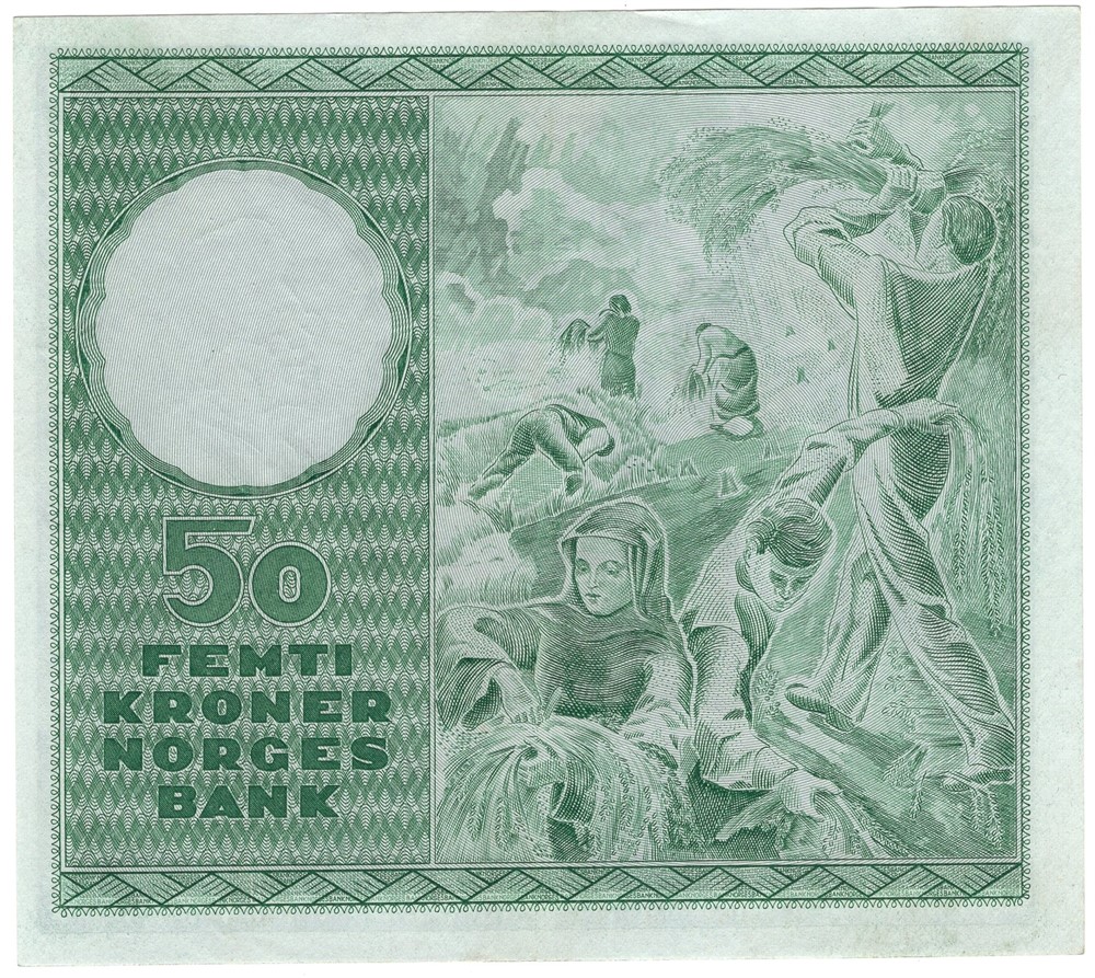 50 kroner 1958 C.9320165. Kv.01