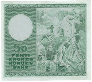 50 kroner 1958 C.9320165. Kv.01