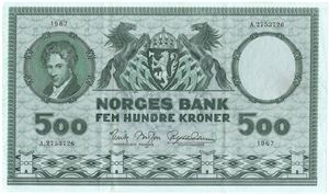 500 kroner 1967 A.2753726. Kv.01