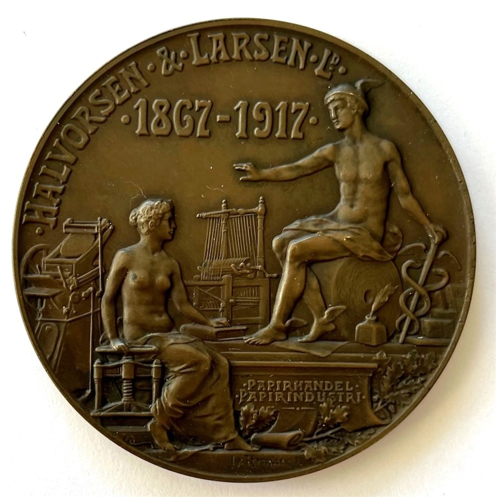 Halvorsen Thune-Larsen. 50 års jubileum. Kv.0/01