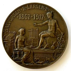 Halvorsen Thune-Larsen. 50 års jubileum. Kv.0/01