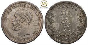 1 krone 1900 Oscar II. Kv.0