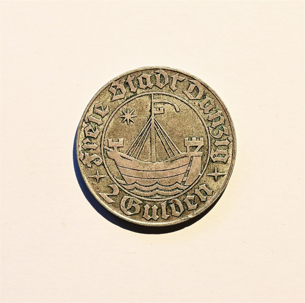 Danzig 2 gulden 1932 kv. 1+