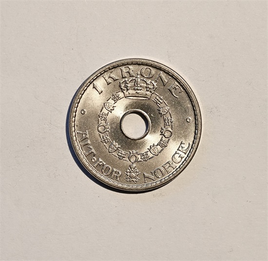 Norge 1 krone 1940 kv. 0
