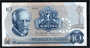 10 krone 1973 QO kv. 0