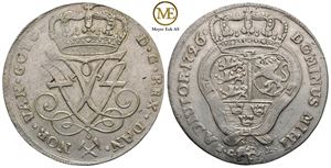 4 mark 1726 Frederik IV. Kv.1+/01
