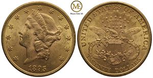 20 dollar 1895 Liberty head. Kv.01