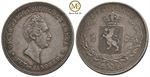 1/2 speciedaler 1846 Oscar I. NM.9. Kv.1/1+