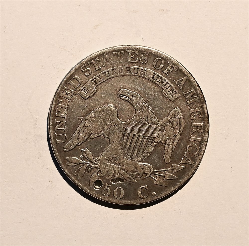 USA 1/2 dollar 1824  kv. 1/1+