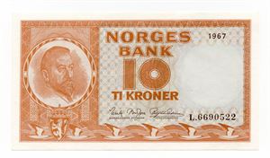 10 kroner 1967 L