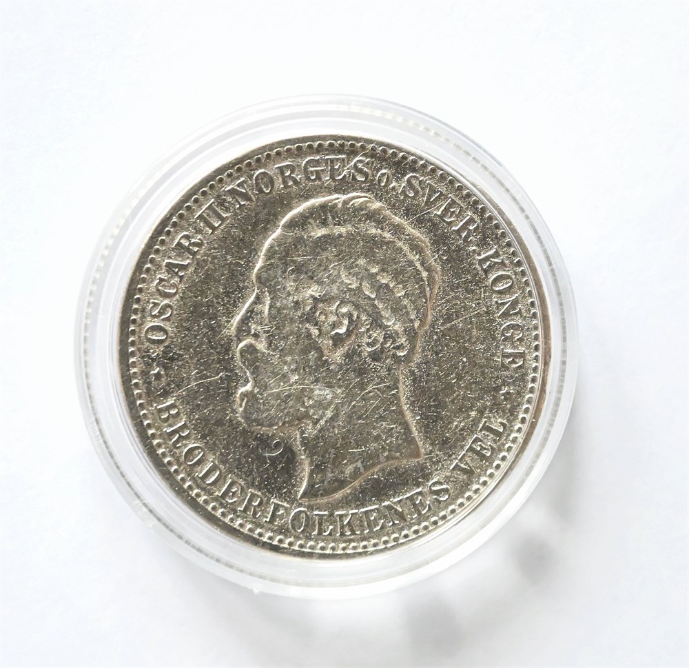 Norge 2 kroner 1878 kv. 1-