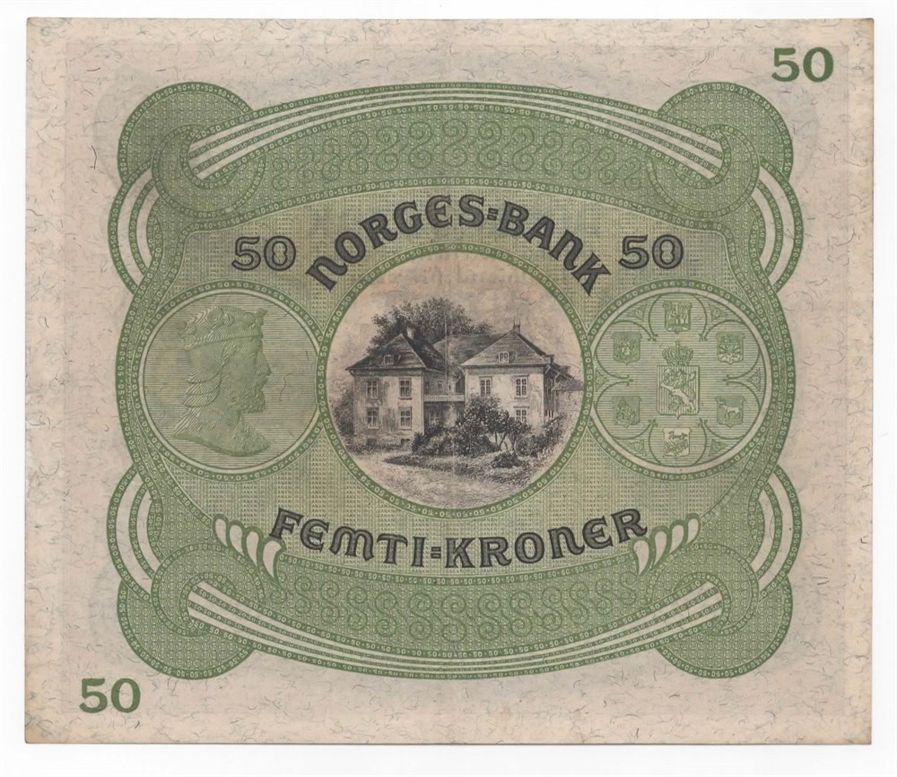 Norge 50 kroner 1941 C kv. 01