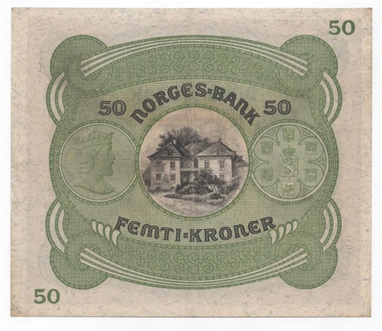 Norge 50 kroner 1941 C kv. 01