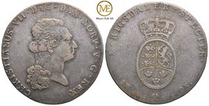 Speciedaler 1795 Christian VII. Kv.1/1+