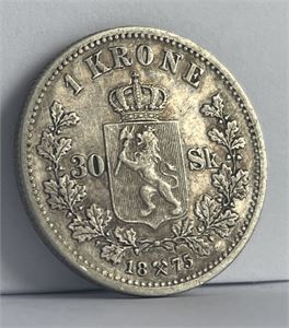 1 krone 1875 Kv.1+