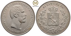 1/2 speciedaler 1862 Carl XV. Kv.0