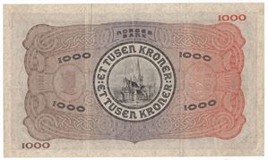 1000 kroner 1943 A.0871667. Kv.1/1+
