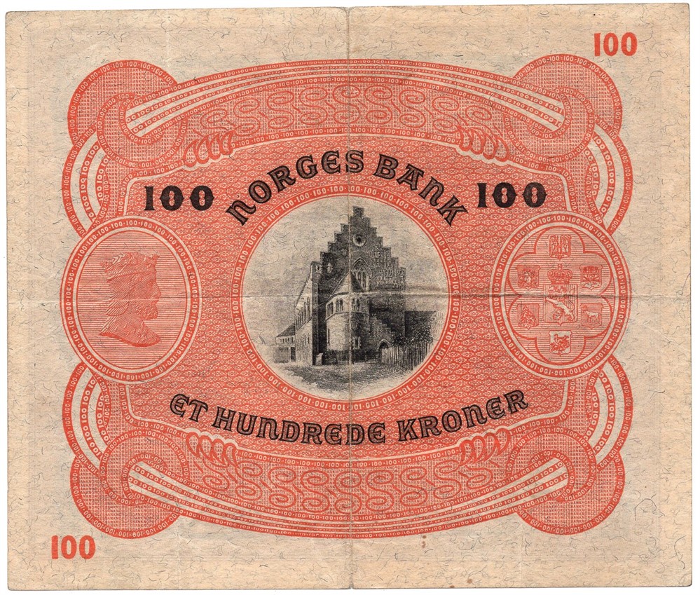 100 kroner 1940 B.6900065. Kv.1