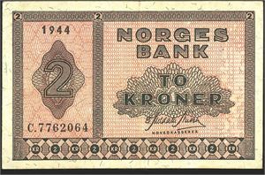 2 kr 1944C kv. nær 1