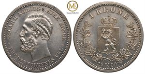 1 krone 1900 Oscar II. Kv.0